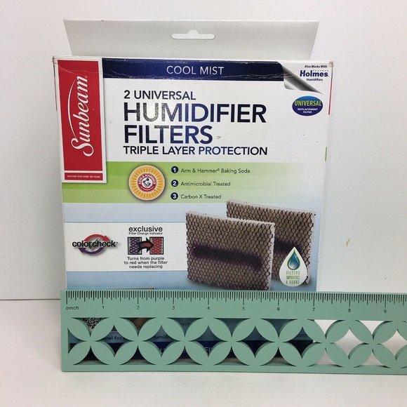 Sunbeam Cool Mist Humidifier Universal Filter Holmes Honeywell 2 Pk Arm & Hammer - Picture 11 of 12